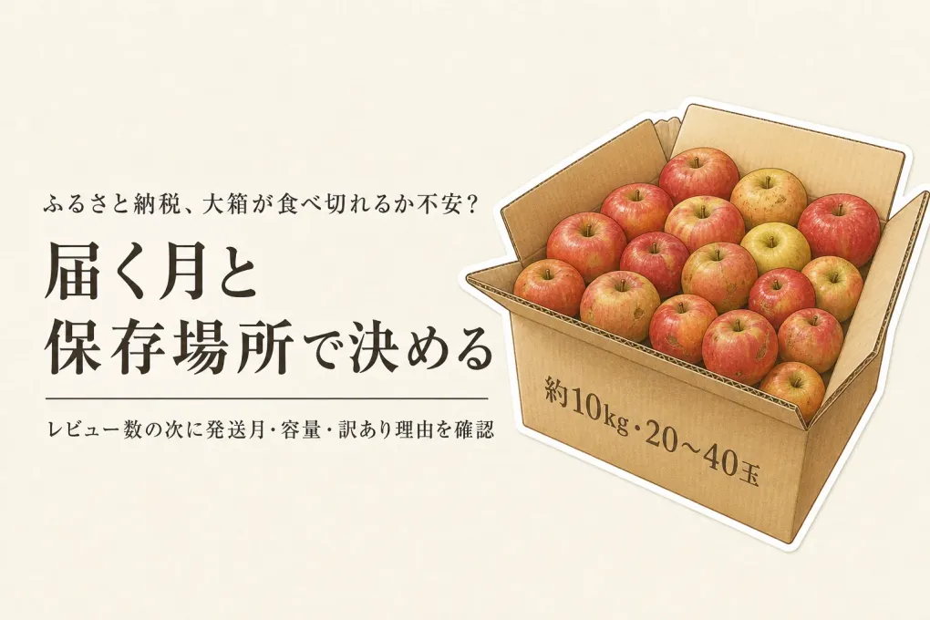 ふるさと納税の訳ありりんご10kg・訳あり柿ランキング｜秋冬の家庭用大箱をレビュー数順で比較
